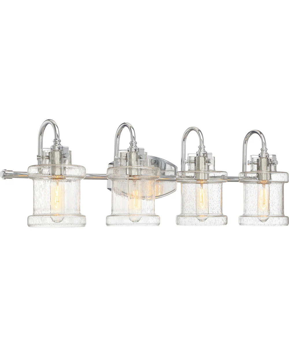 Danbury Extra Large 4-light Bath Light Polished Chrome - Image 4