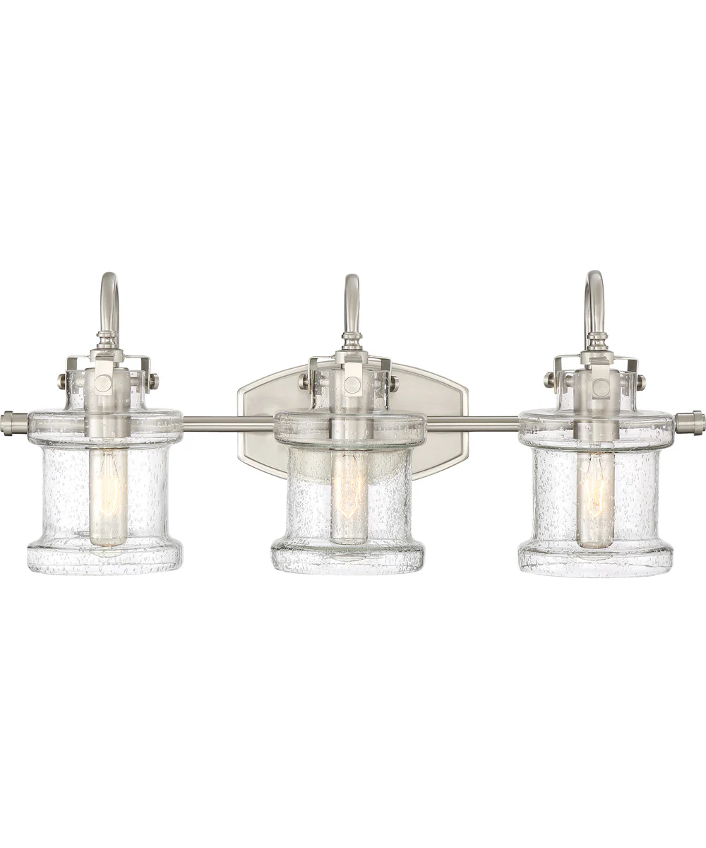 Danbury Large 3-light Bath Light Brushed Nickel - Image 2
