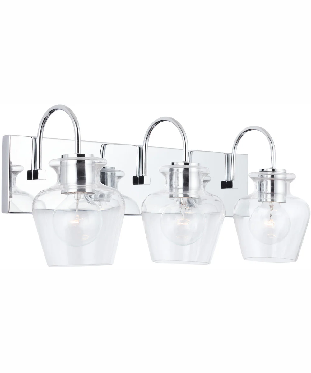 Danes 3-Light Vanity Chrome - Image 3