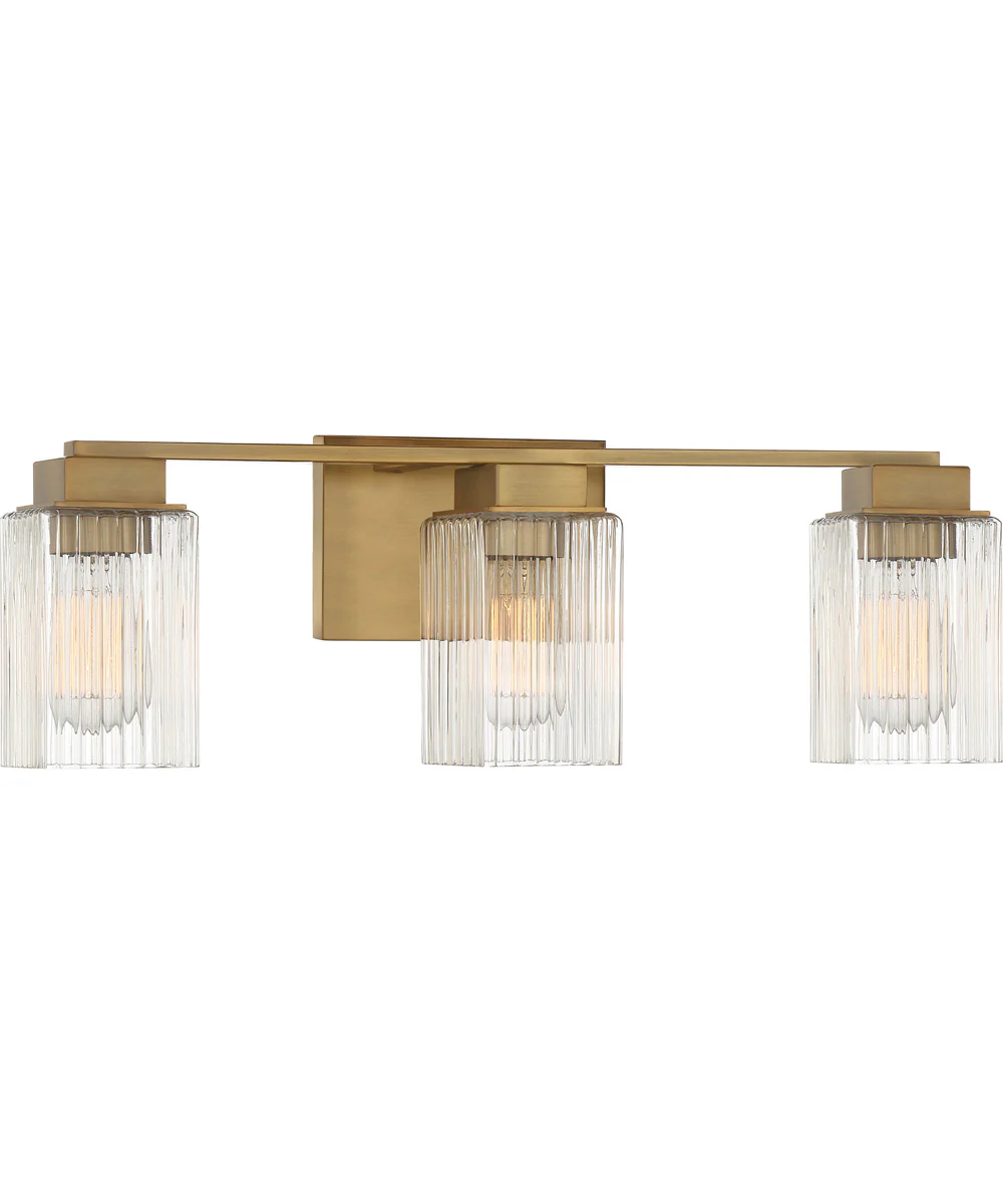Danson Large 3-light Bath Light Weathered Brass - Image 4