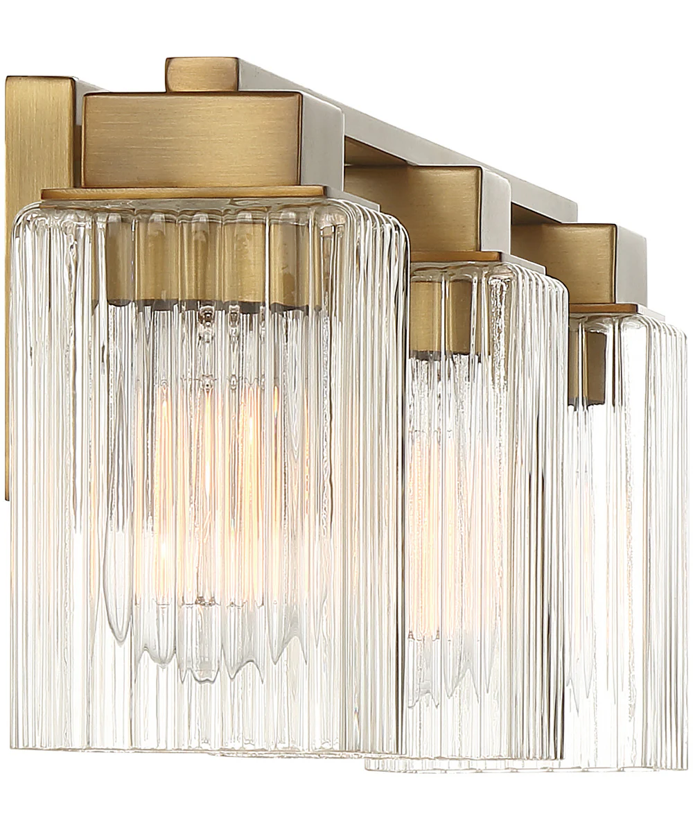 Danson Large 3-light Bath Light Weathered Brass - Image 5