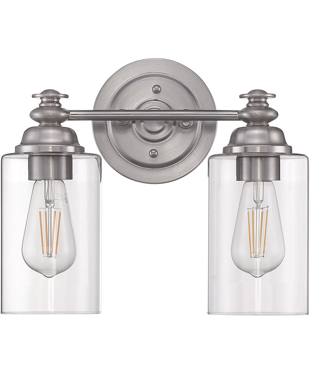 Dardyn 2-Light Vanity Brushed Polished Nickel - Image 3