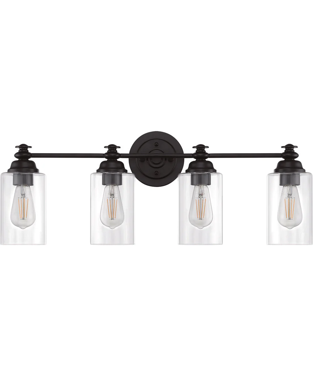 Dardyn 4-Light Vanity Flat Black - Image 3