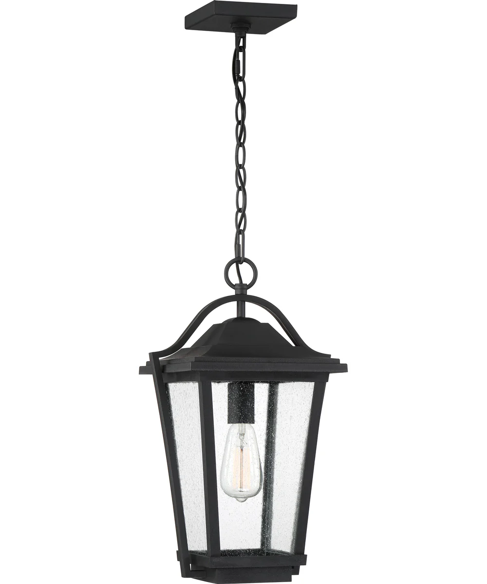 Darius Large 1-light Outdoor Pendant Light Coastal Armour Earth Black