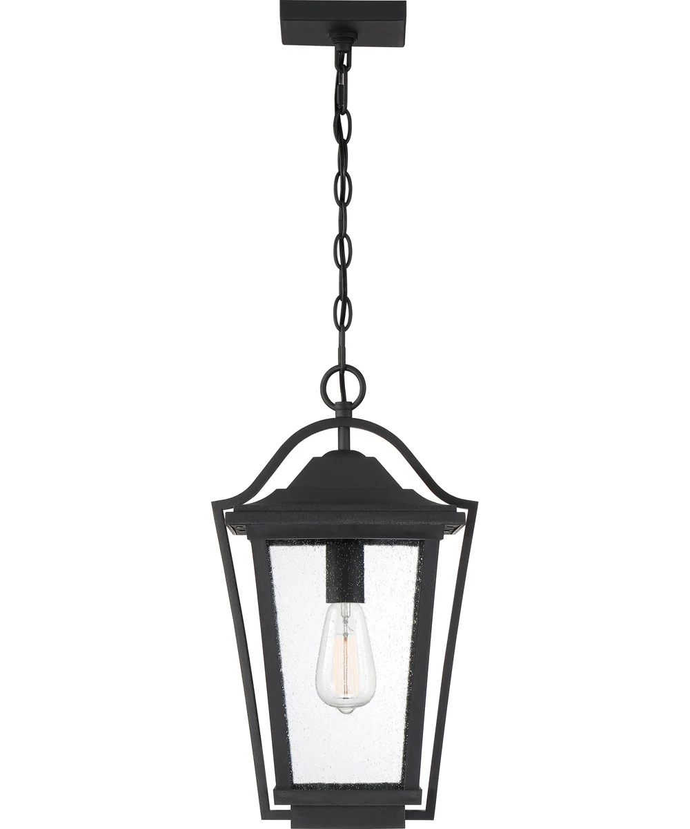 Darius Large 1-light Outdoor Pendant Light Coastal Armour Earth Black - Image 6
