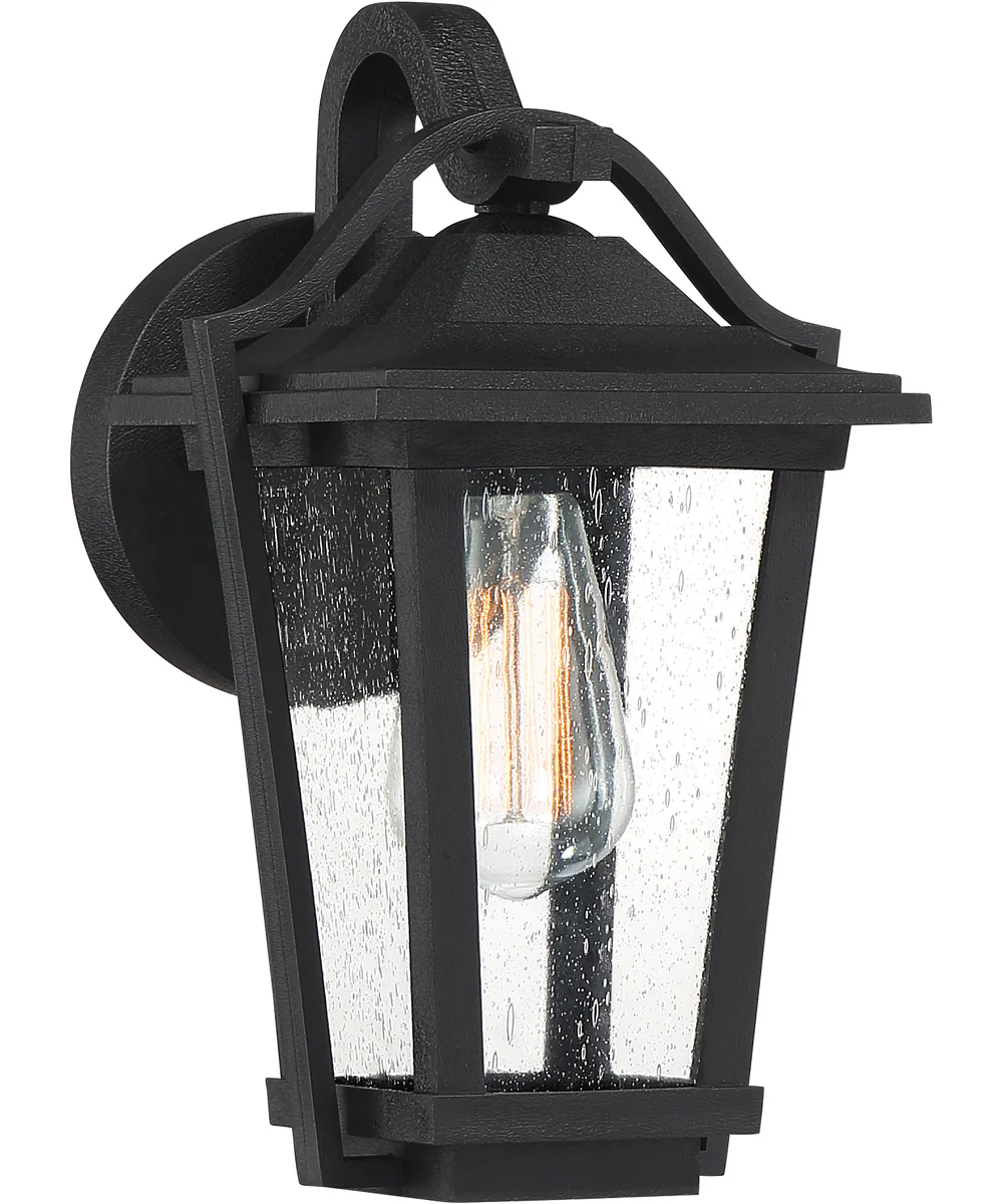 Darius Small 1-light Outdoor Wall Light Coastal Armour Earth Black - Image 2