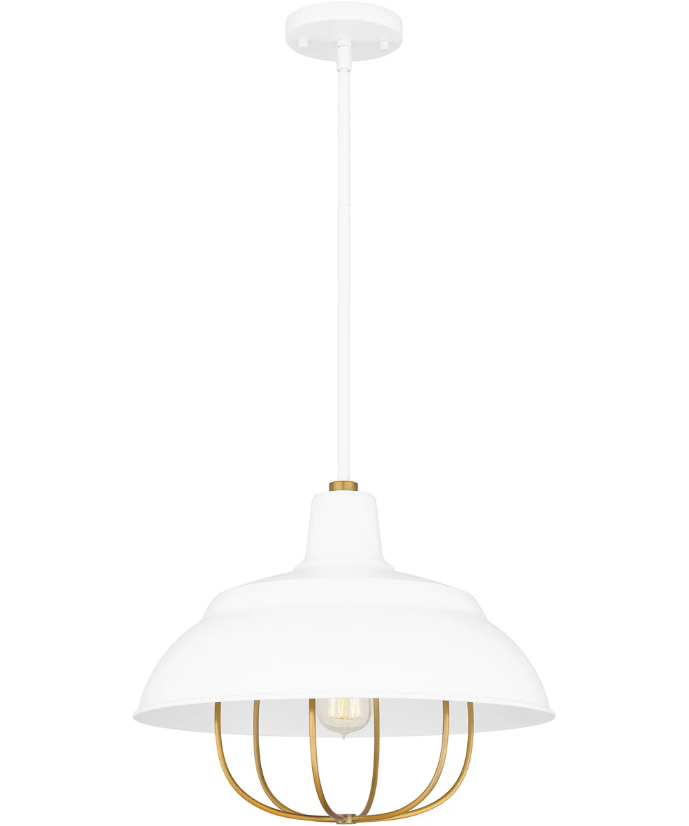 Darmody 1-light Pendant White Lustre