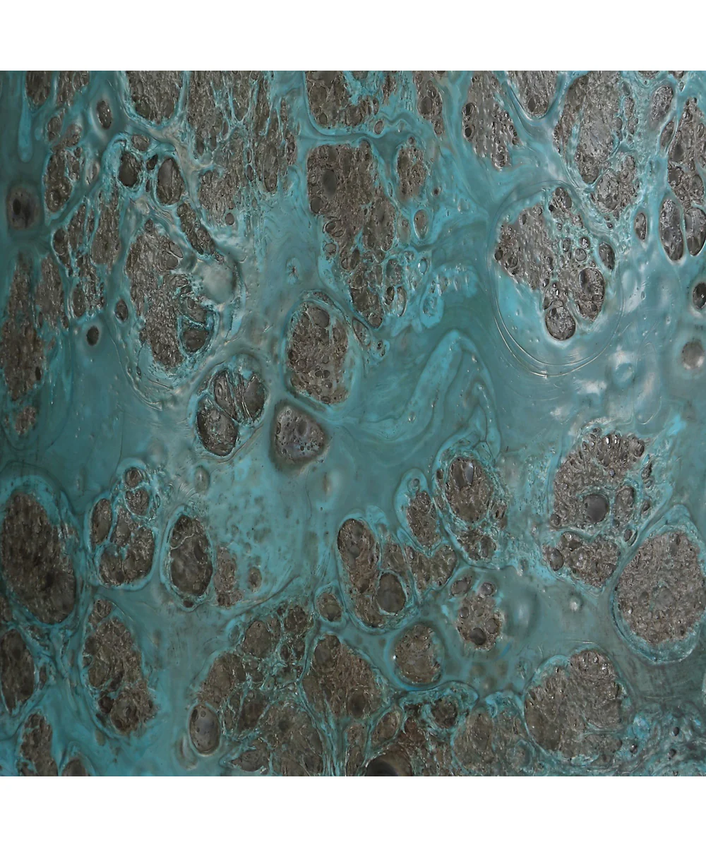 Dauphine Cracked Teal Table Lamp - Image 3