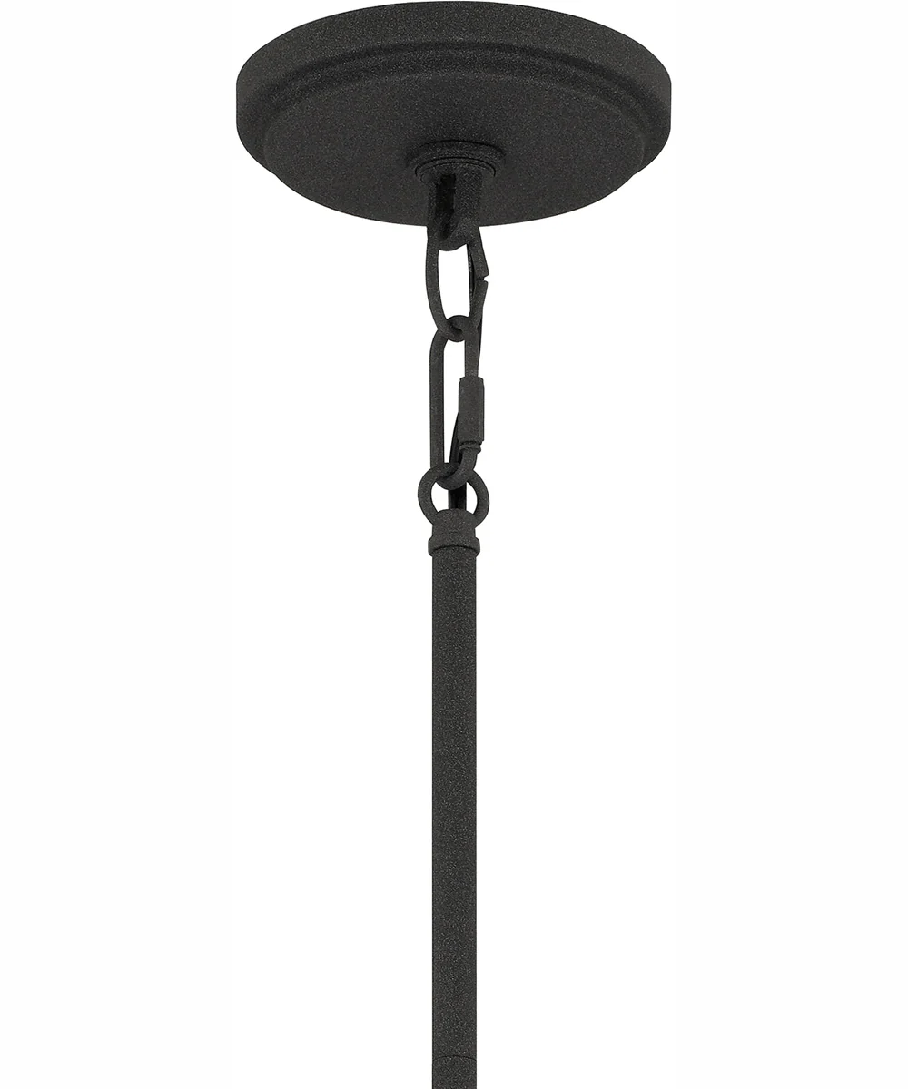 Daverty 6-light Chandelier Mottled Black - Image 7