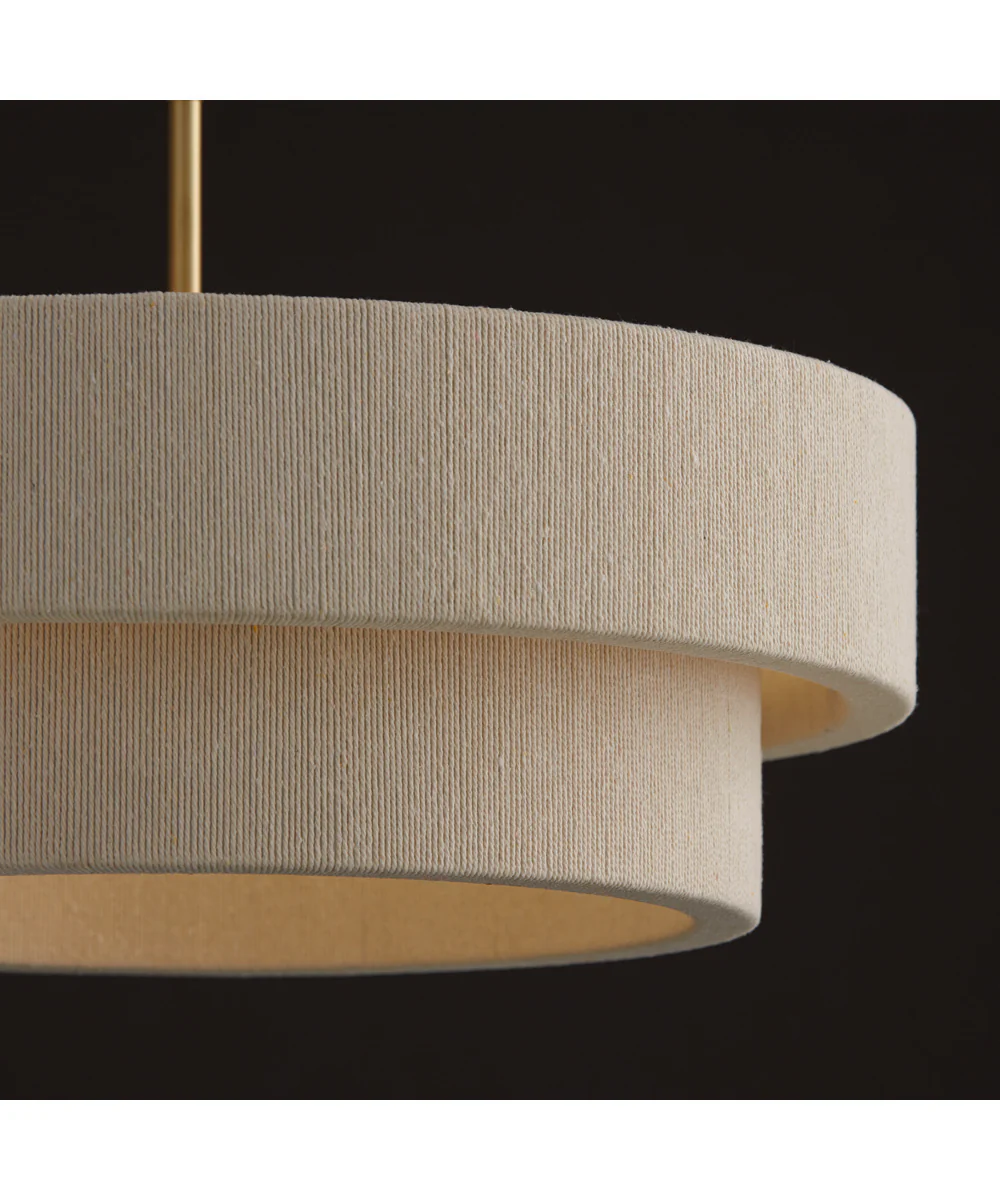 Delaney 4-Light Pendant Matte Brass - Image 4