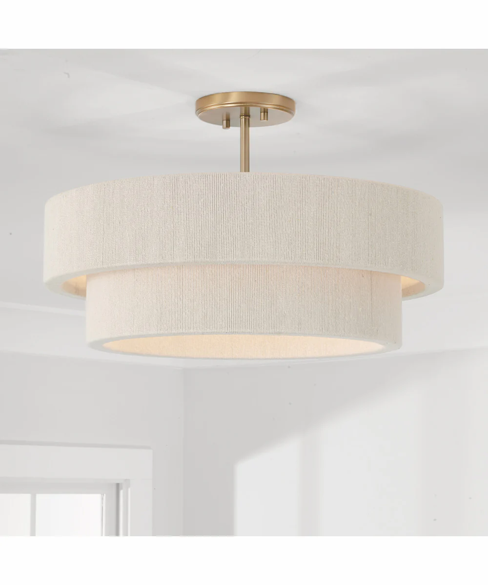 Delaney 4-Light Pendant Matte Brass - Image 5