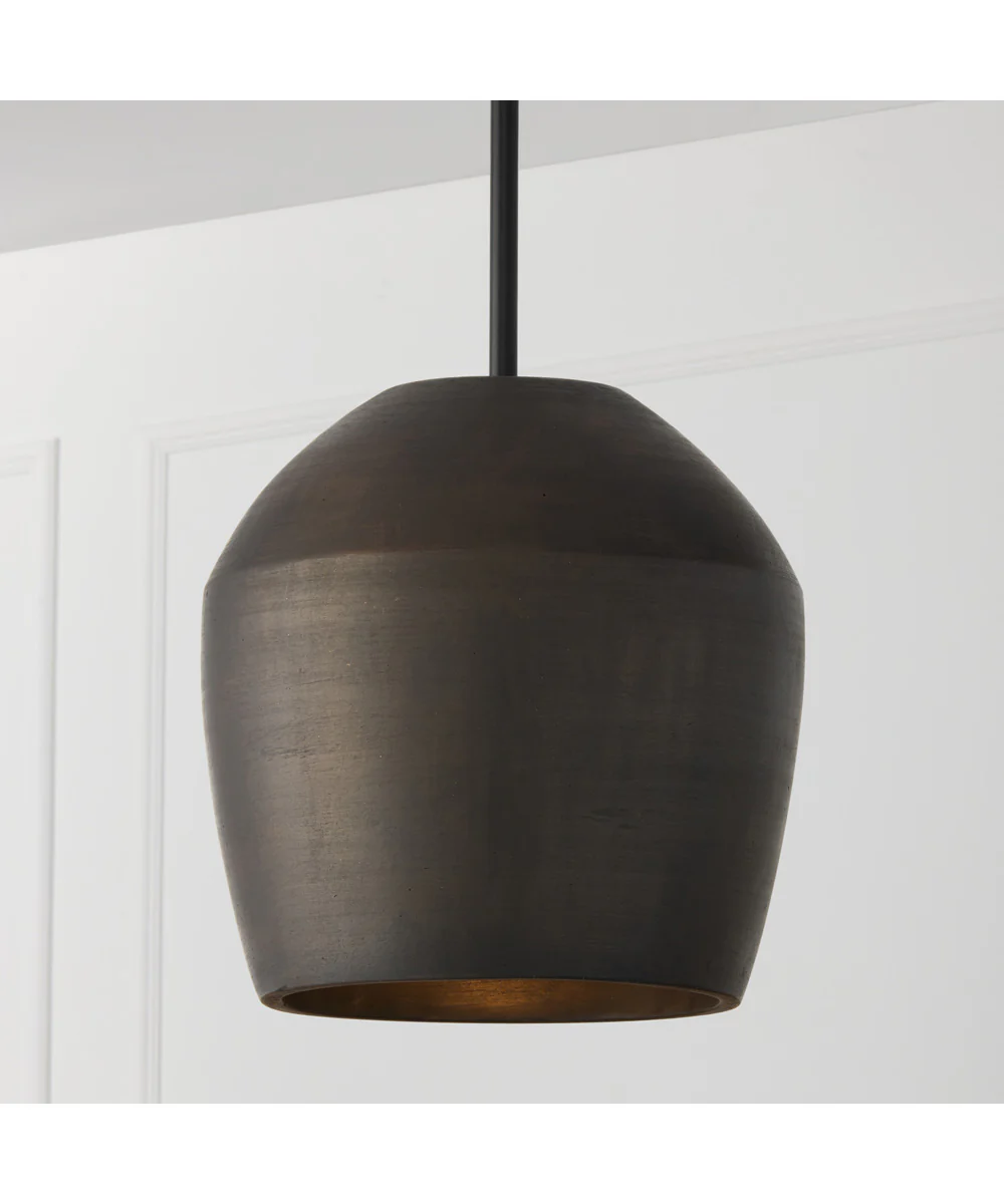 Della 1-Light Pendant Terracotta Umber - Image 2