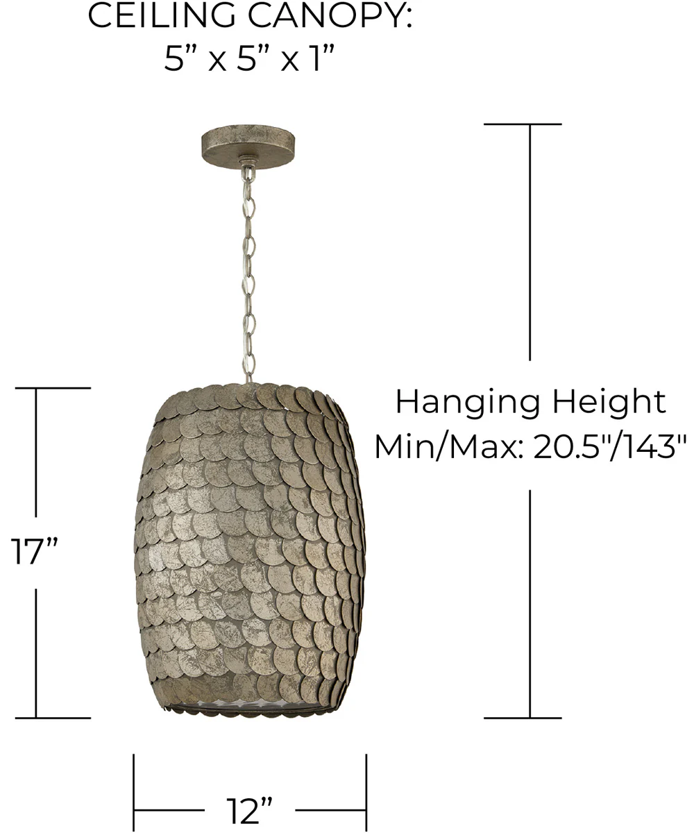 Delphine 1-Light Pendant Grecian Luster - Image 5