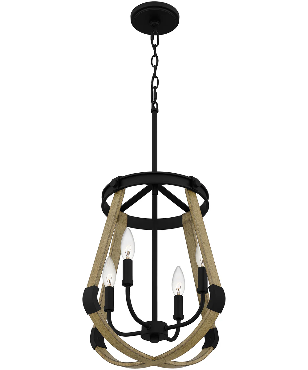 Demura 4-light Pendant Matte Black - Image 5