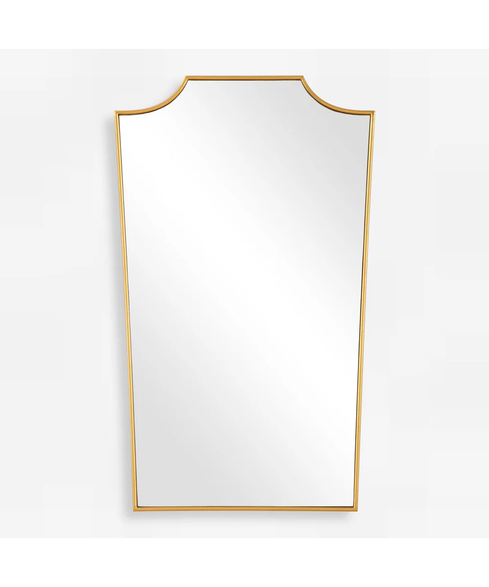 Demure Antique Gold Mirror