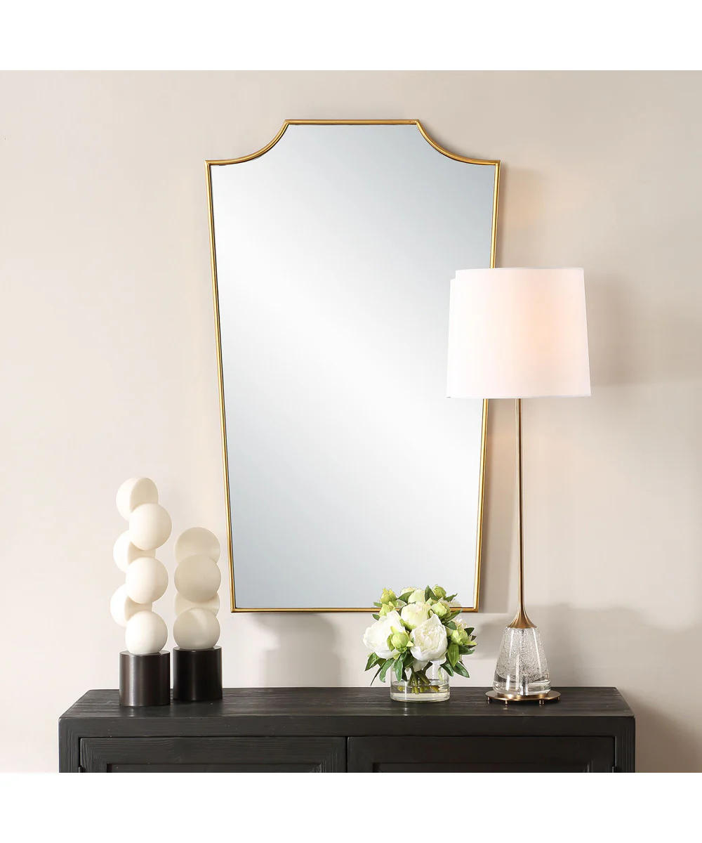 Demure Antique Gold Mirror - Image 2