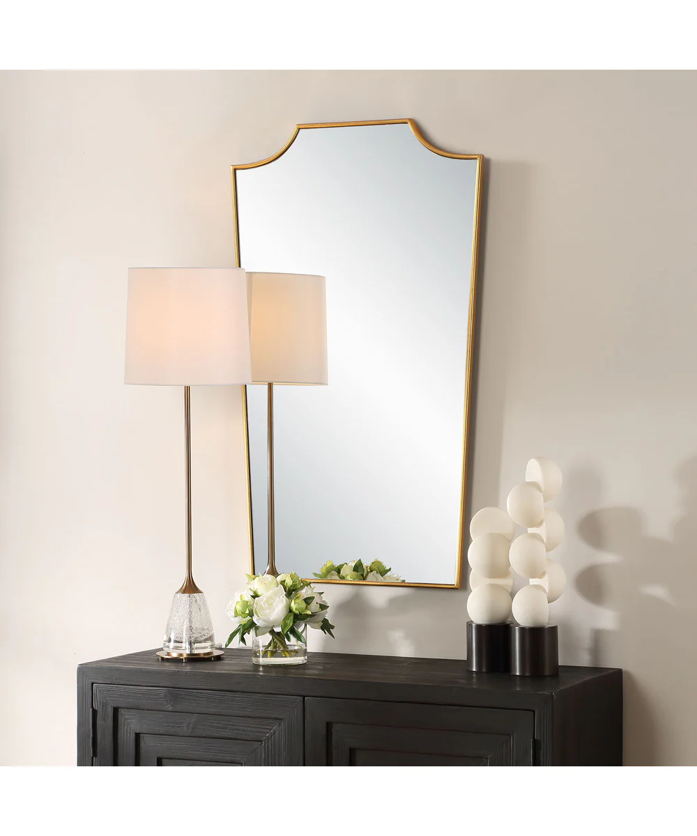 Demure Antique Gold Mirror - Image 3