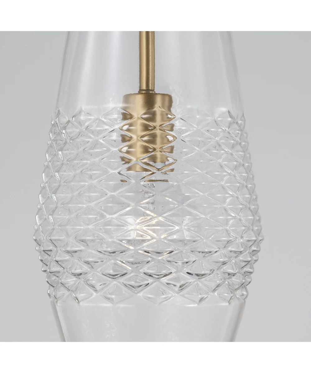 Dena 1-Light Pendant Aged Brass - Image 3