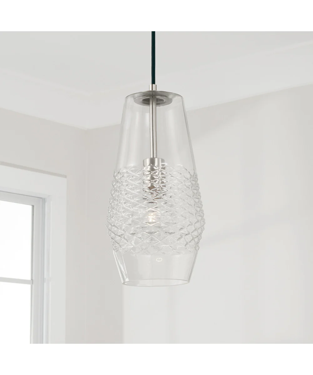 Dena 1-Light Pendant Brushed Nickel - Image 2