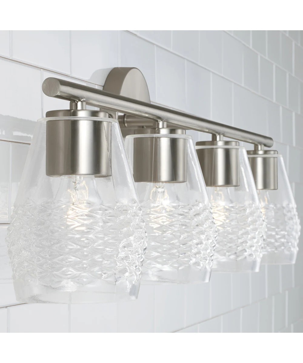 Dena 4-Light Vanity Brushed Nickel - Image 3