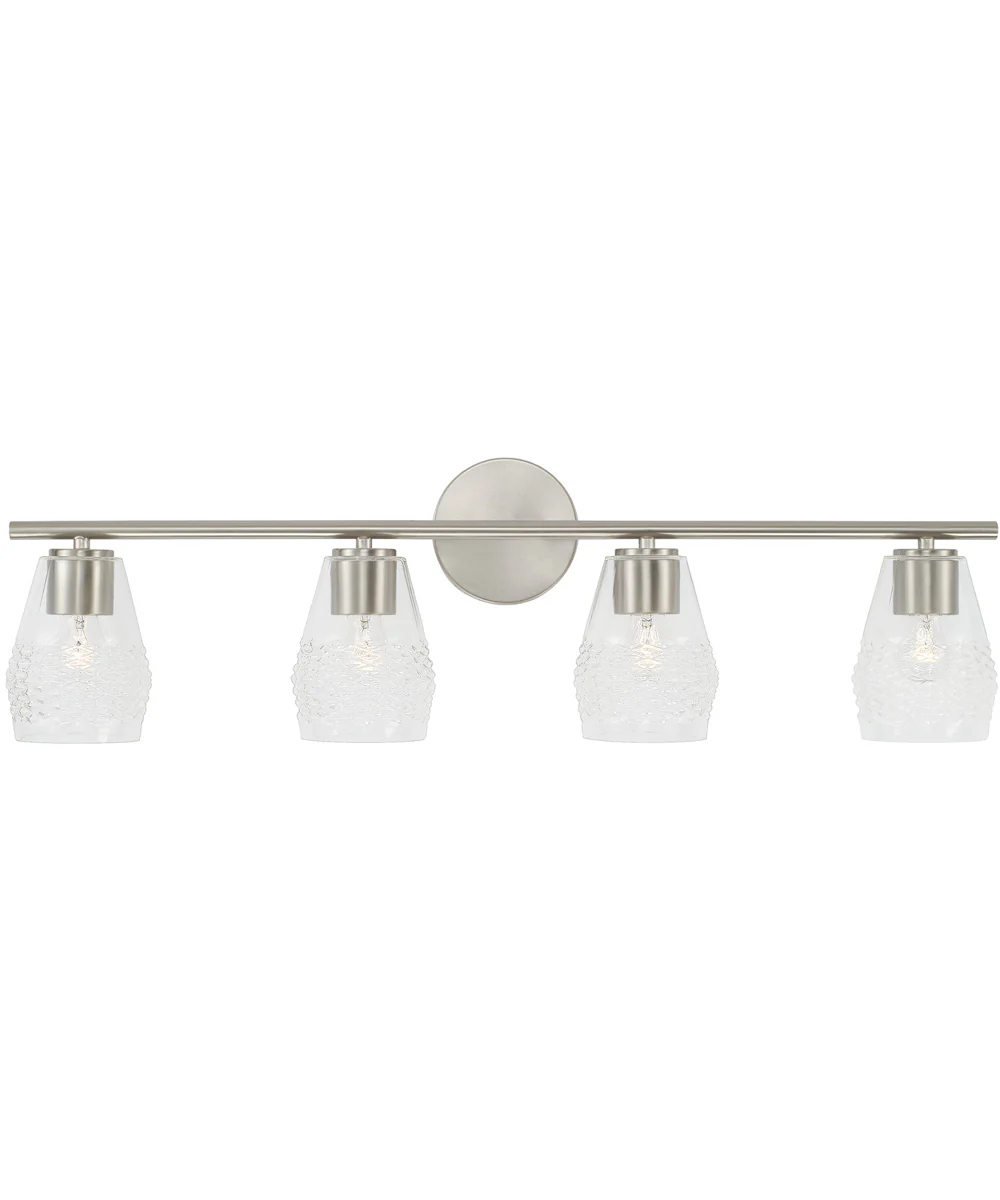 Dena 4-Light Vanity Brushed Nickel - Image 4