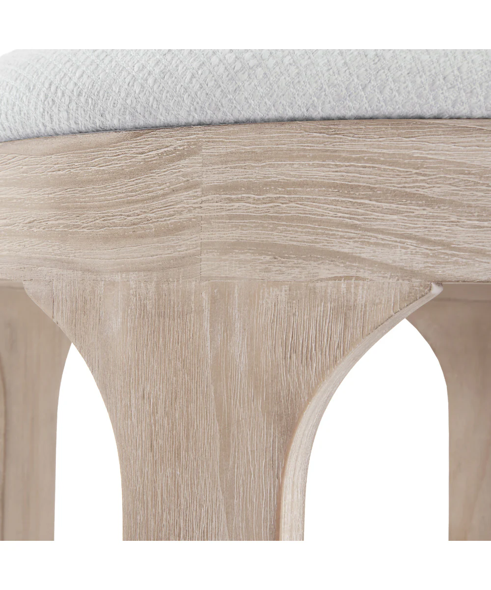 Dennen Oak Ottoman - Image 7