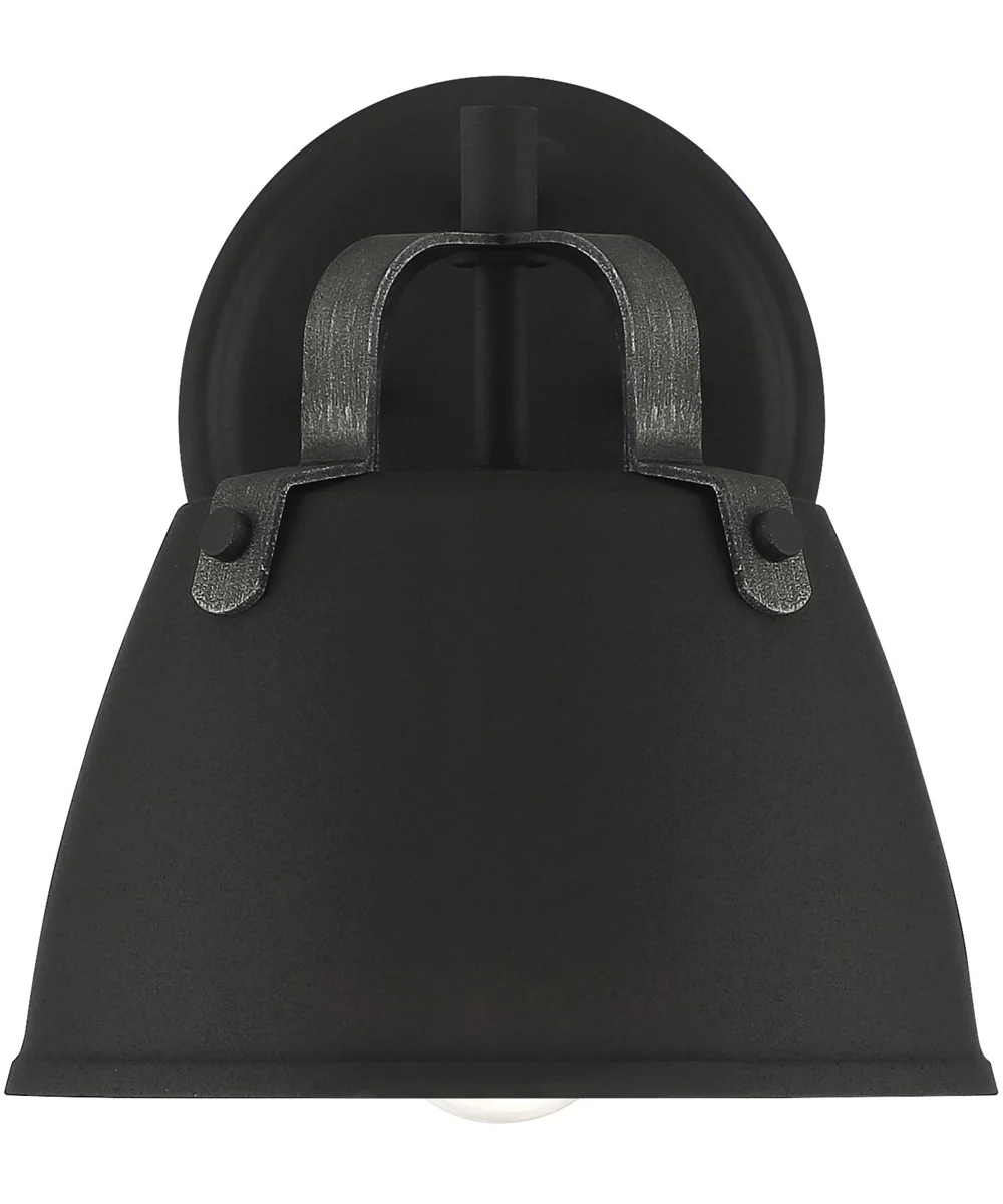 Albany 1 Light Wall Lantern Black