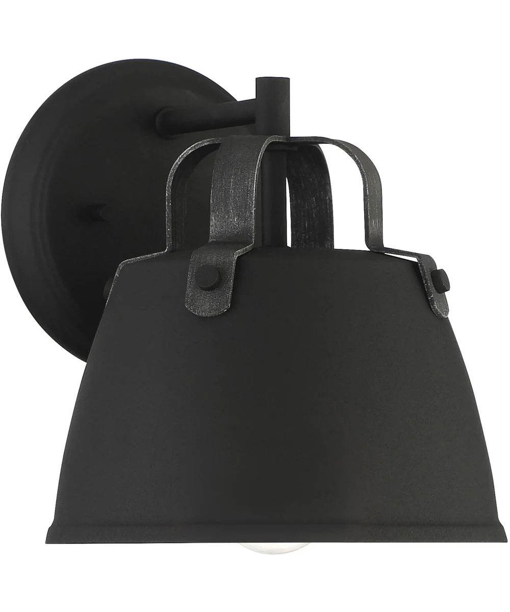 Albany 1 Light Wall Lantern Black - Image 4