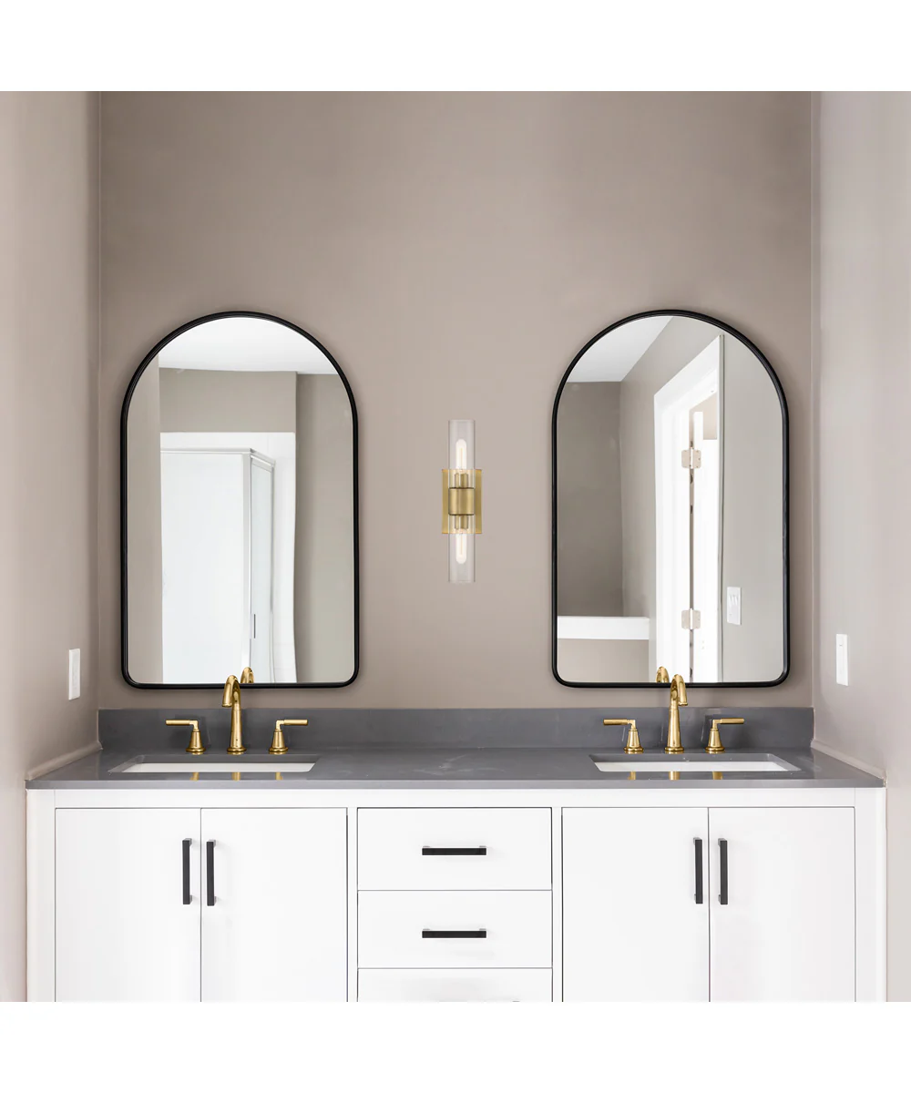 Anton 2 Light Wall Sconce Old Satin Brass - Image 3