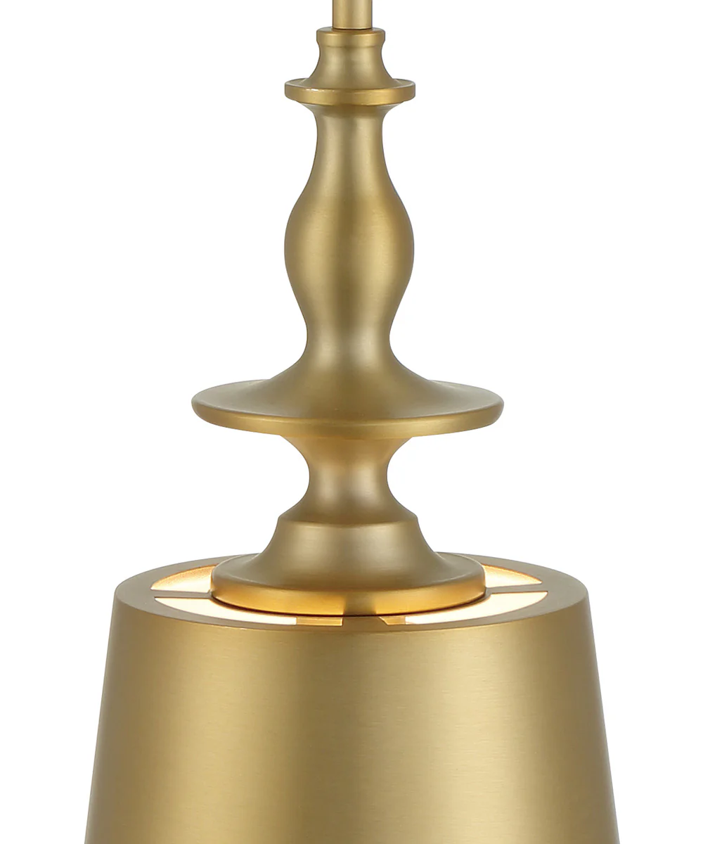 Ava 1 Light Pendant Brushed Gold - Image 4