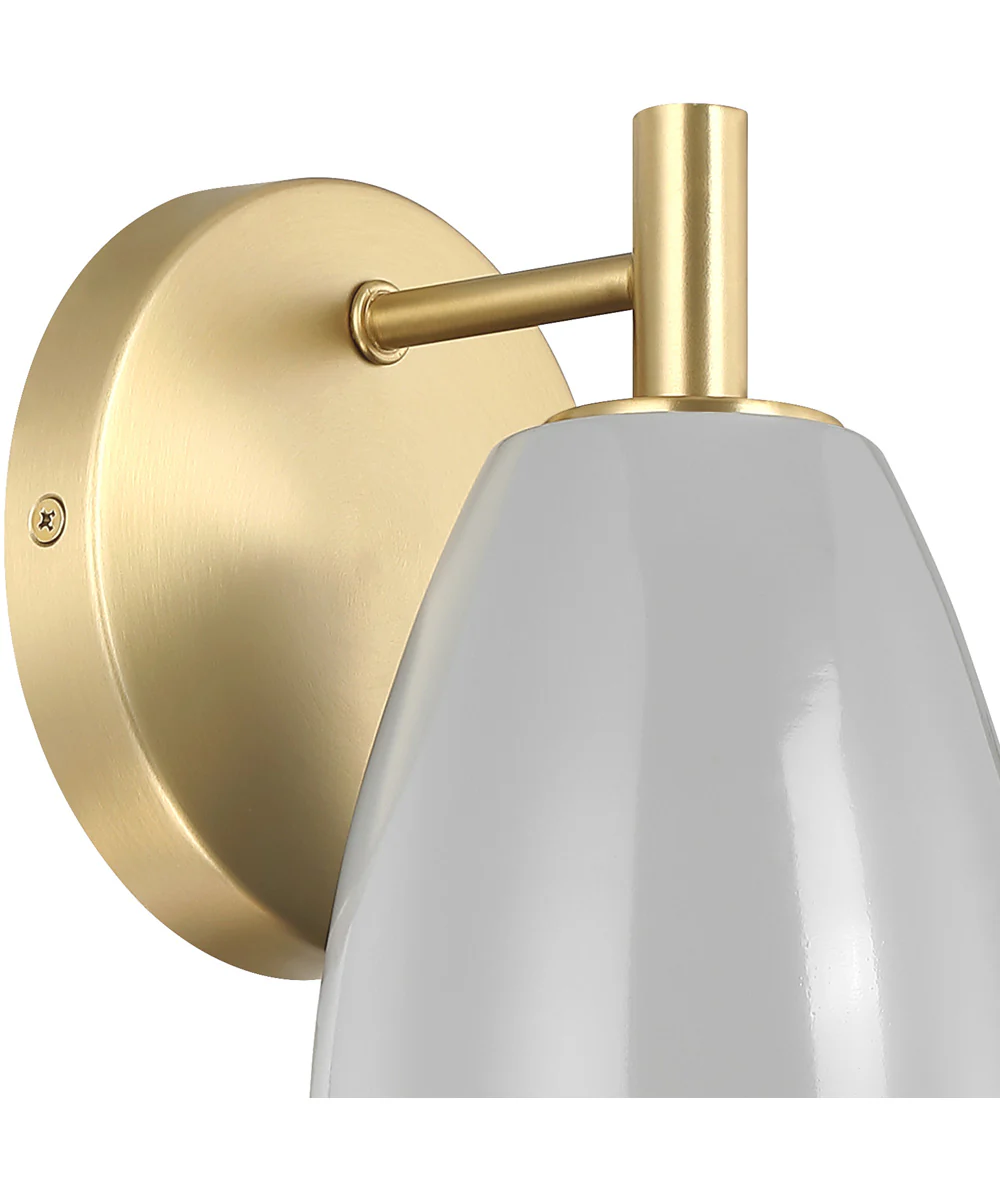 Biba 1 Light Wall Sconce Brushed Gold - Image 4