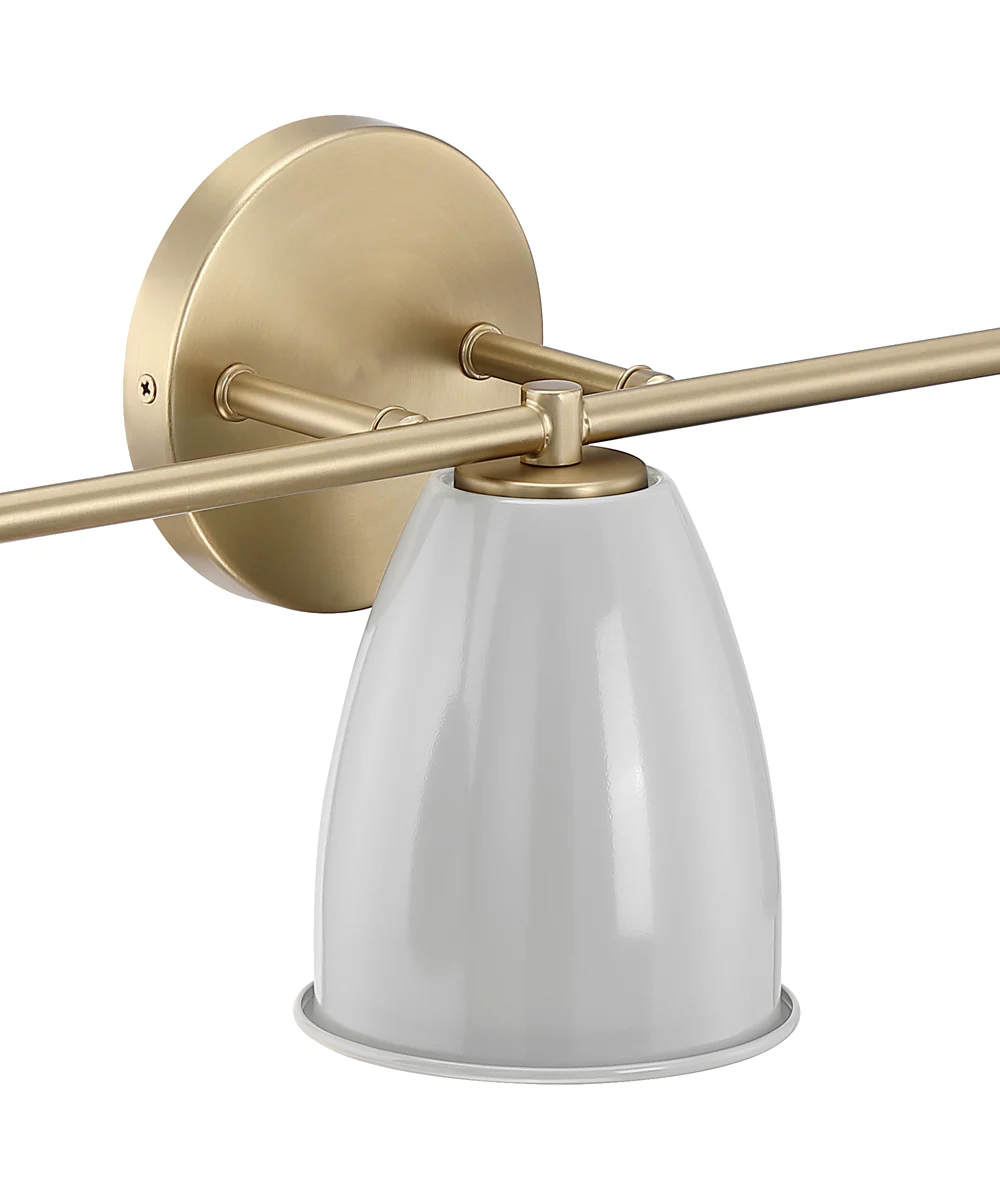 Biba 3 Light Vanity Brushed Gold - Image 4