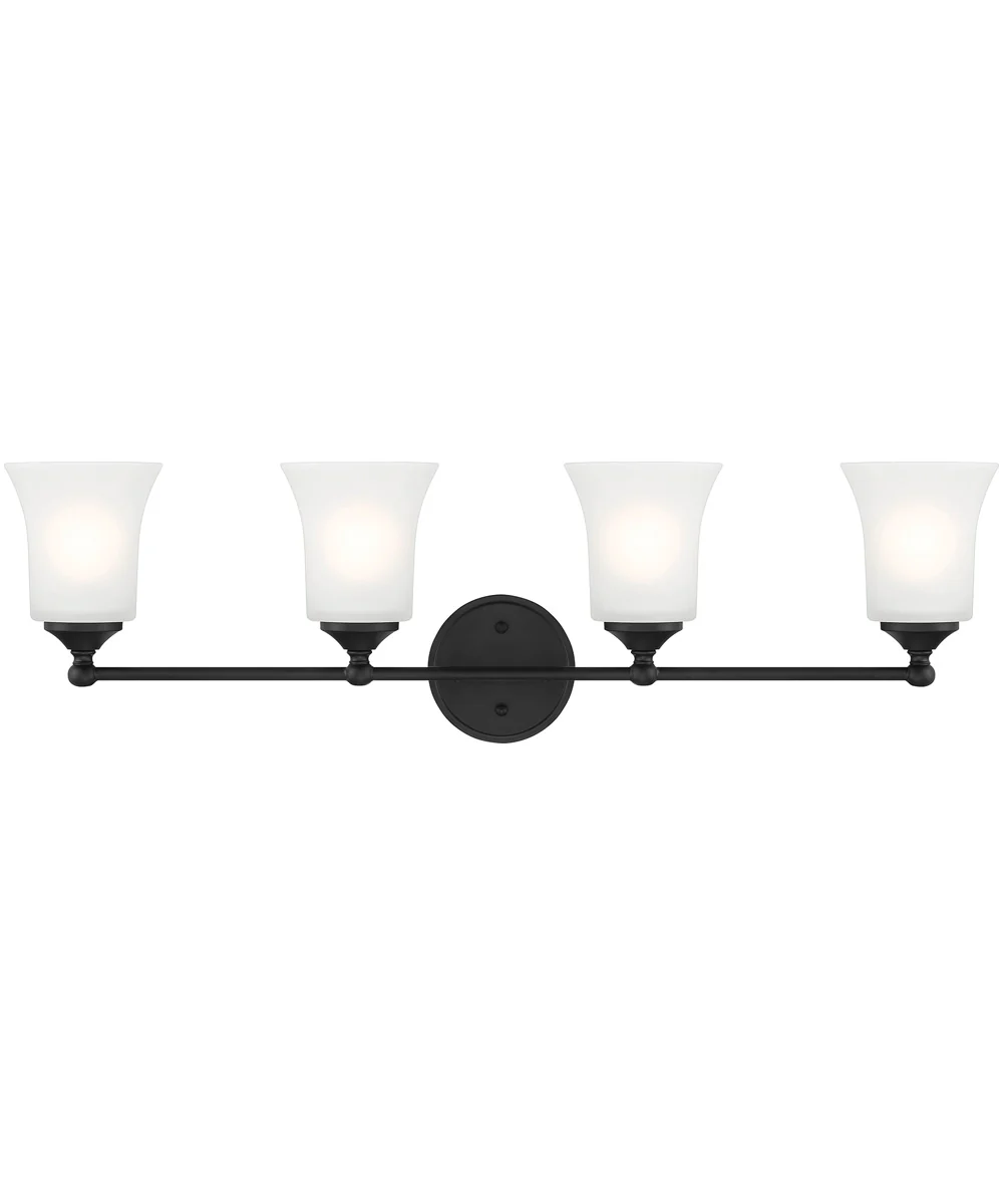 Bronson 4 Light Vanity Matte Black