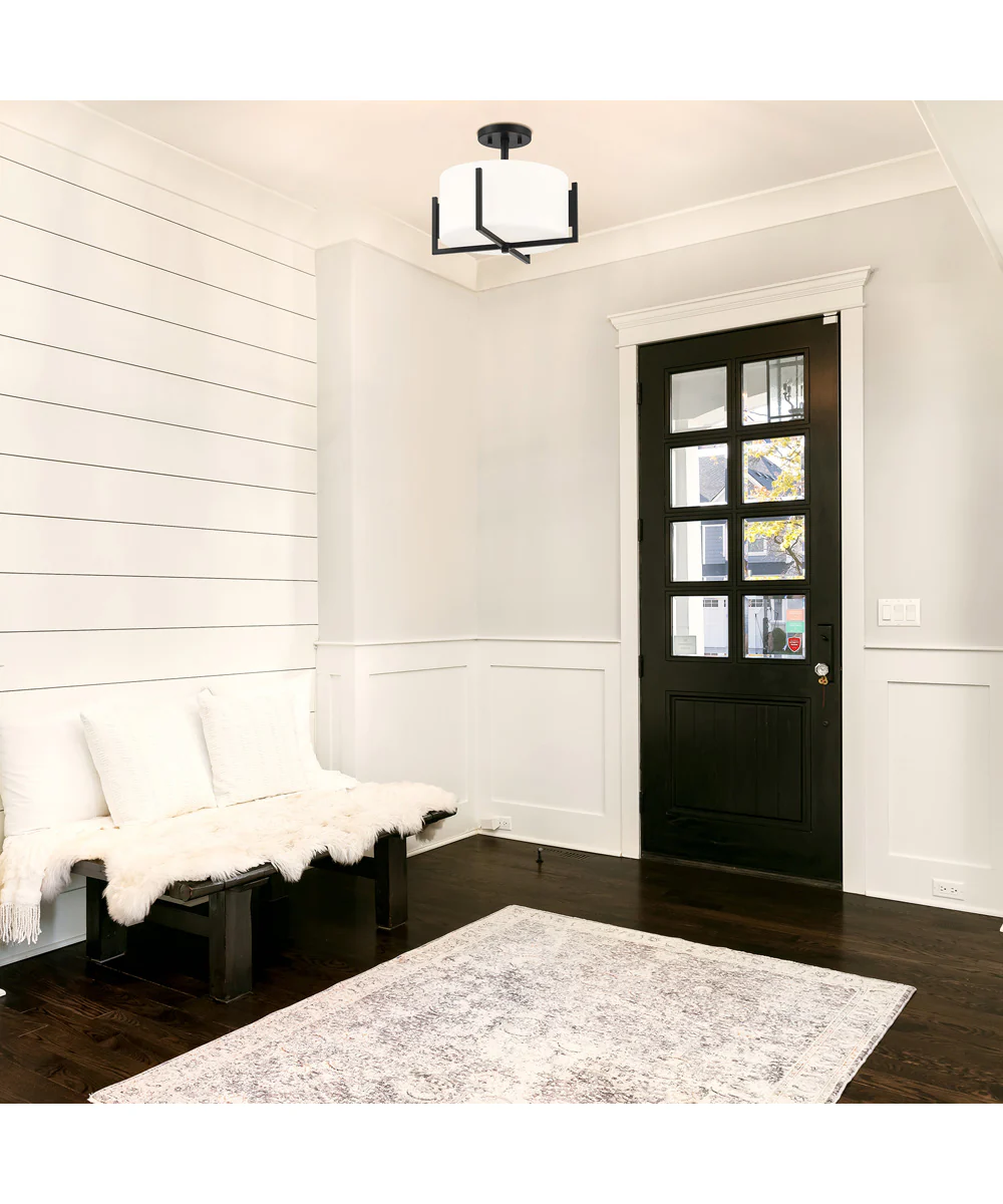 Cambria 2 Light Semi Flush Matte Black - Image 2