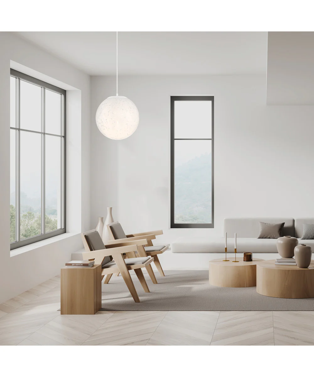 Circo 1 Light Pendant Matte White - Image 3