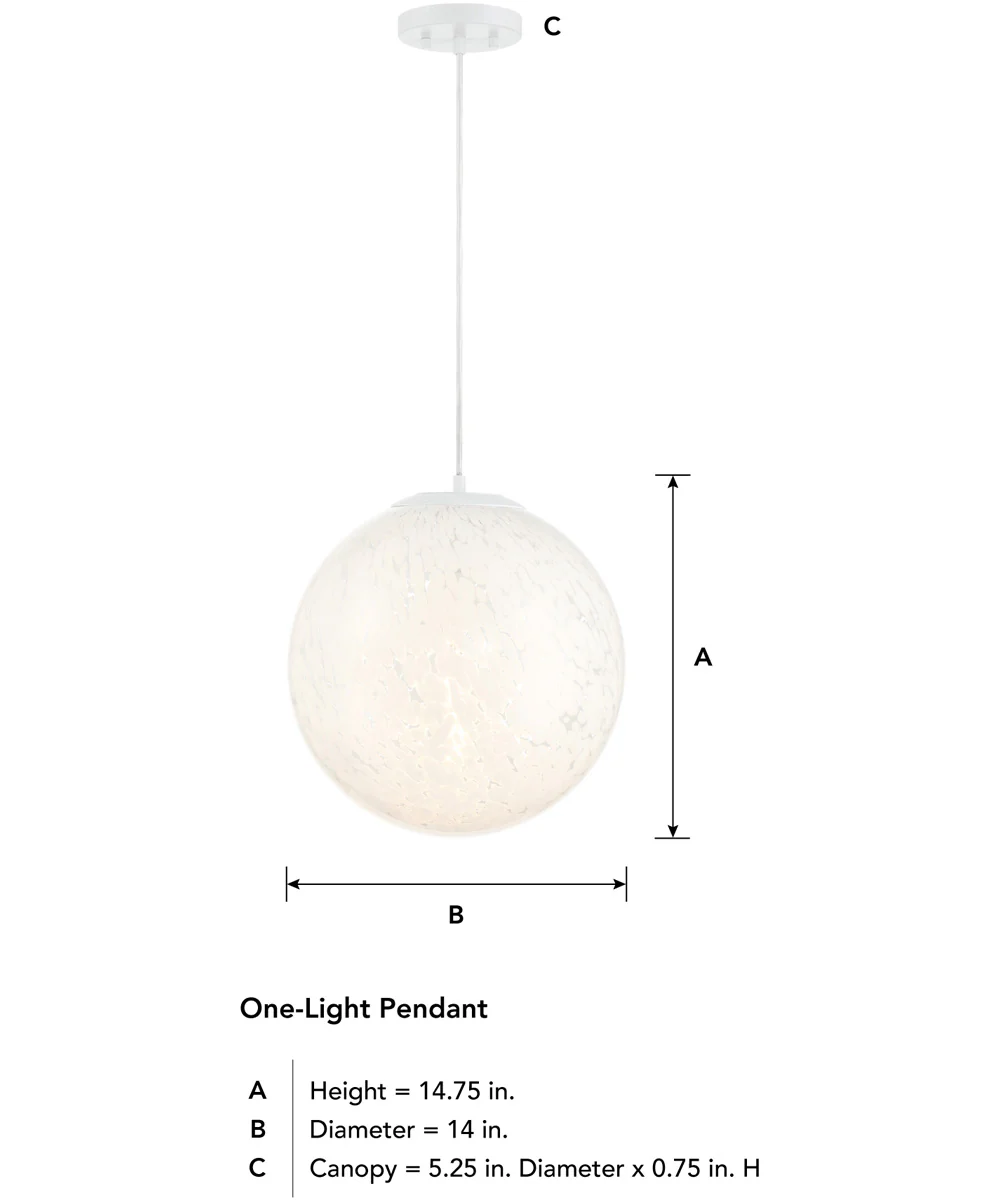 Circo 1 Light Pendant Matte White - Image 5