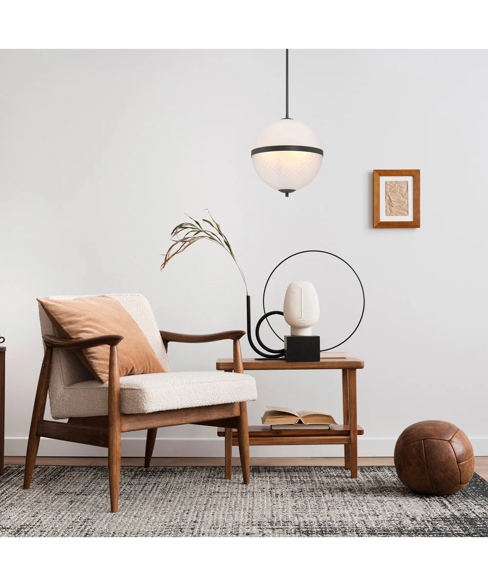 Dia 3 Light Pendant Matte Black - Image 2