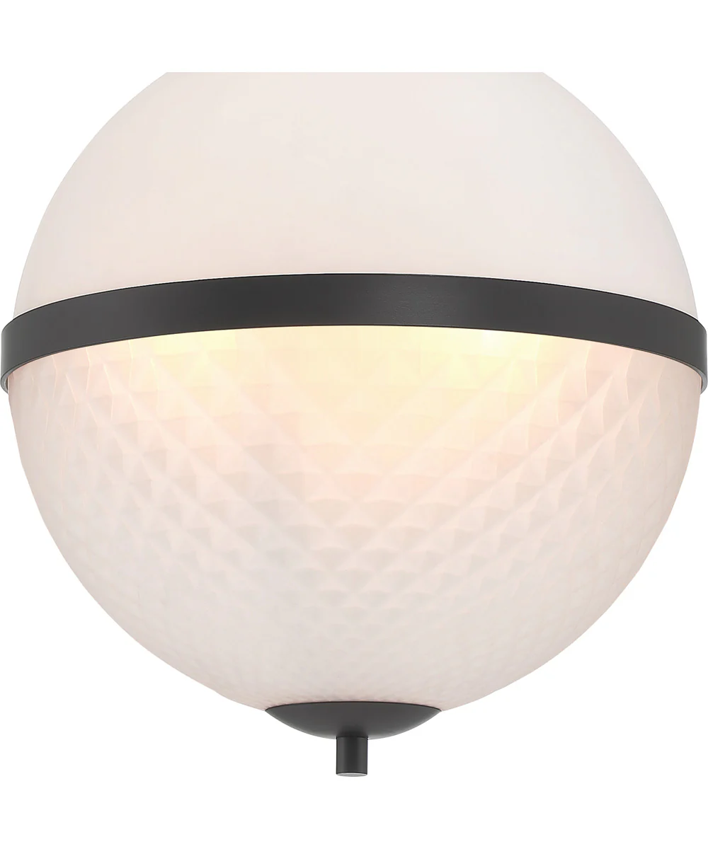 Dia 3 Light Pendant Matte Black - Image 4