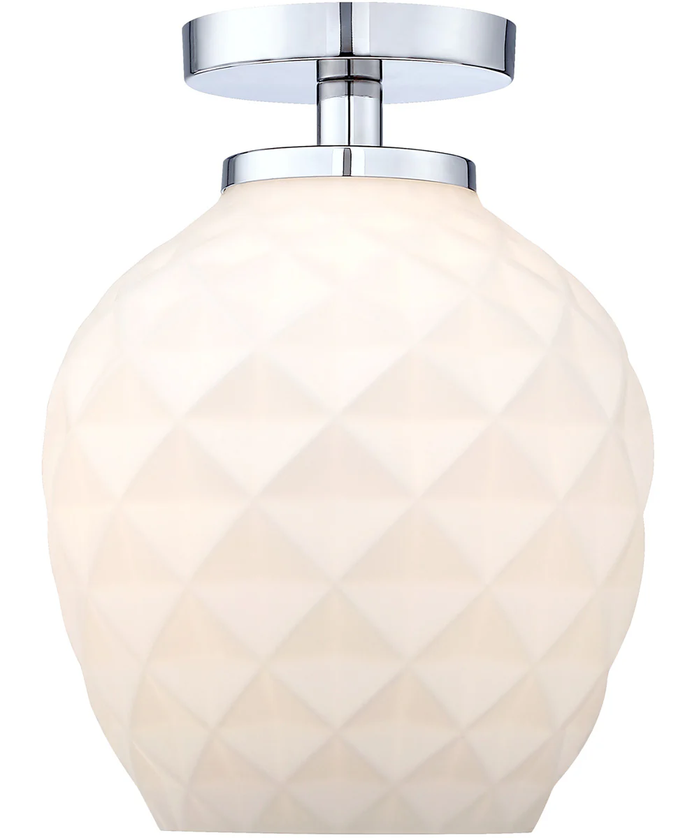 Dita 1 Light Semi Flush Polished Nickel
