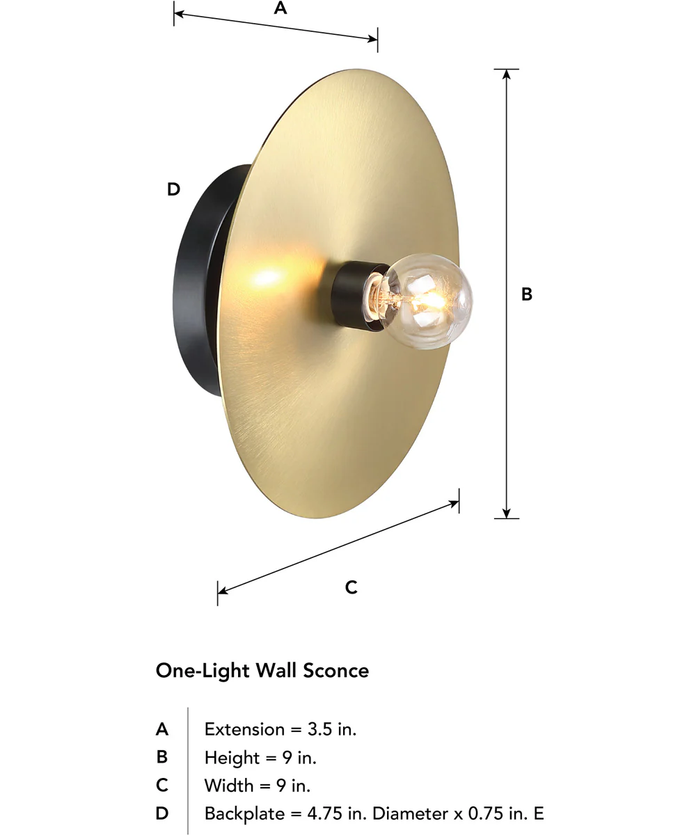 Harmoni 1 Light Wall Sconce Matte Black - Image 4