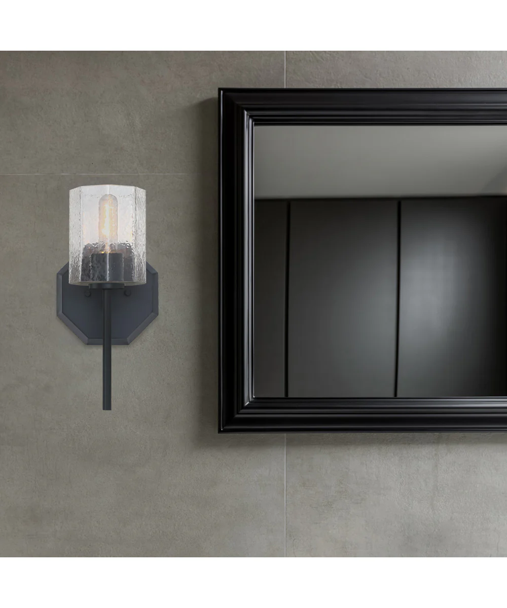 Haven 1 Light Wall Sconce Matte Black - Image 2