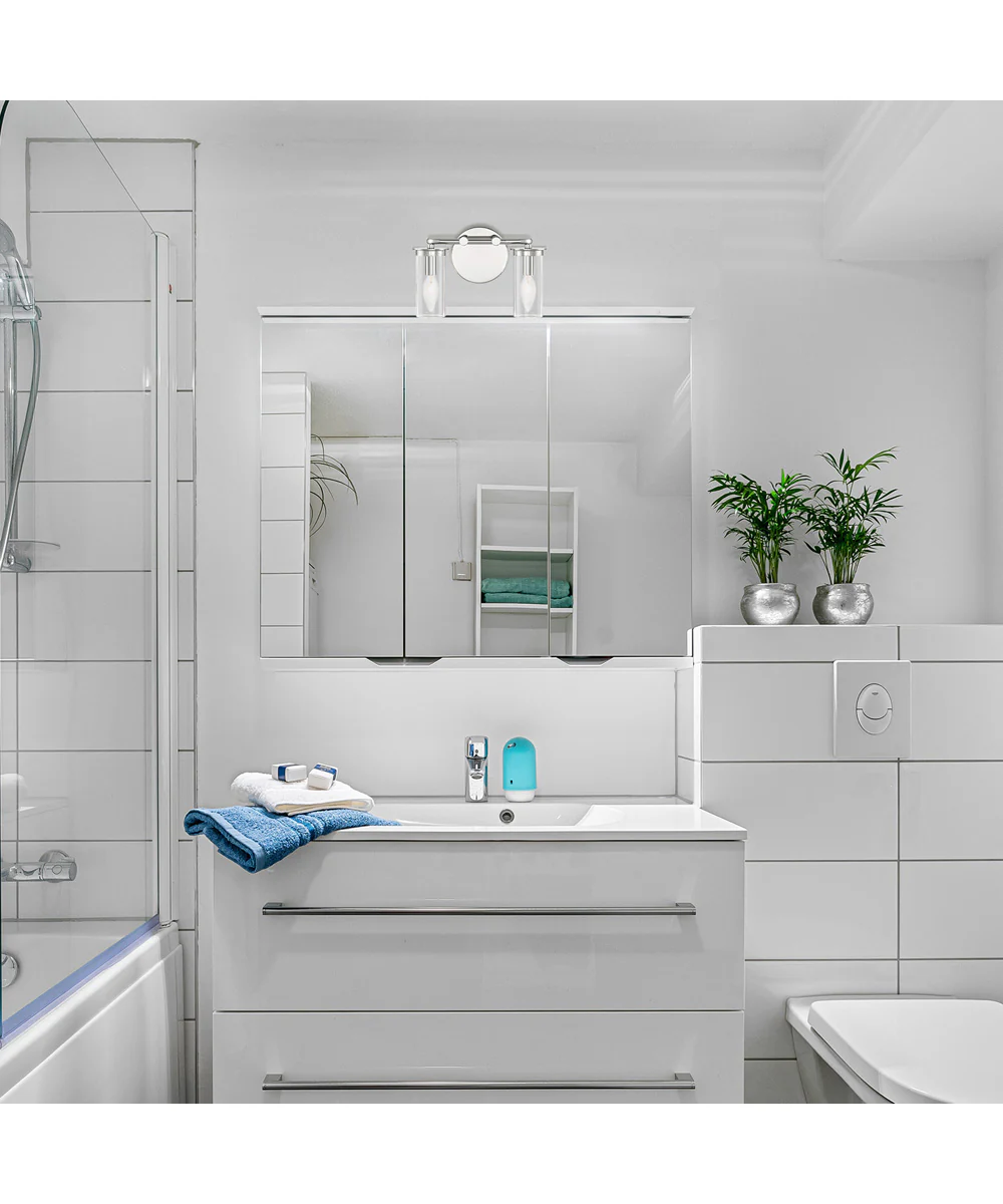Hudson Heights 2 Light Vanity Polished Nickel - Image 2