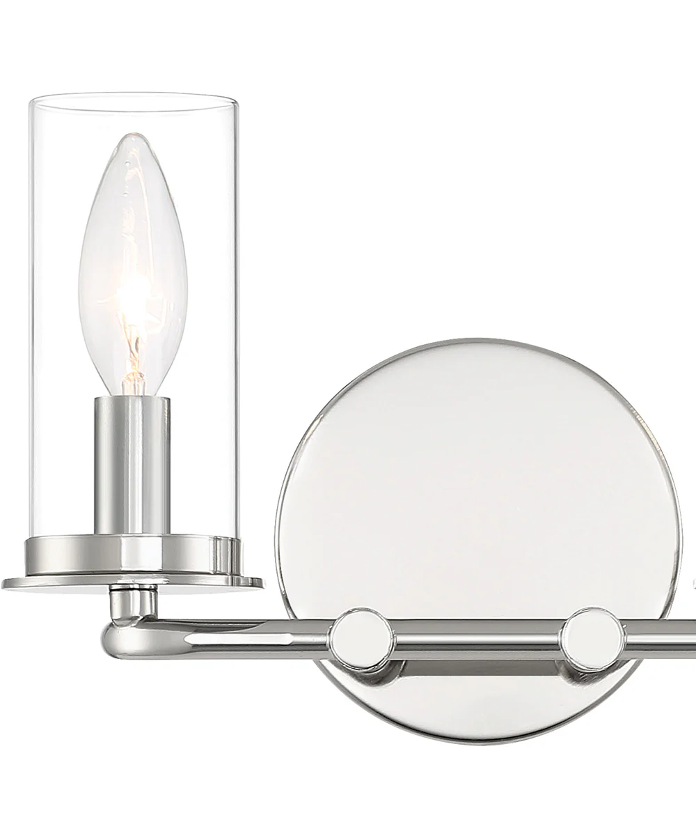 Hudson Heights 2 Light Vanity Polished Nickel - Image 3
