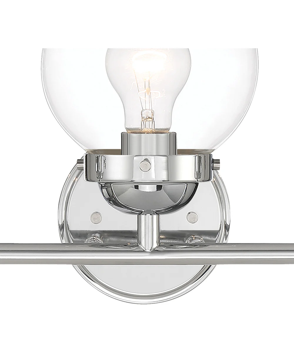 Knoll 3 Light Vanity Chrome - Image 3