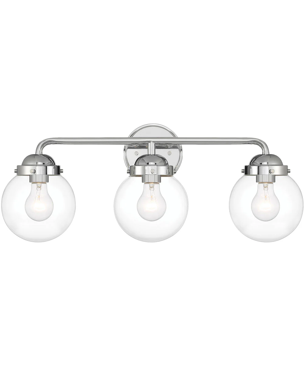 Knoll 3 Light Vanity Chrome - Image 5