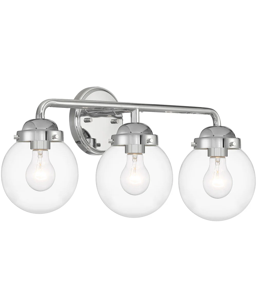 Knoll 3 Light Vanity Chrome - Image 6