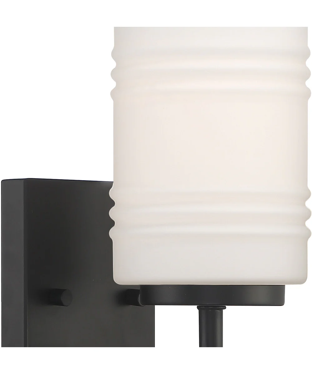 Leavenworth 1 Light Wall Sconce Matte Black - Image 3