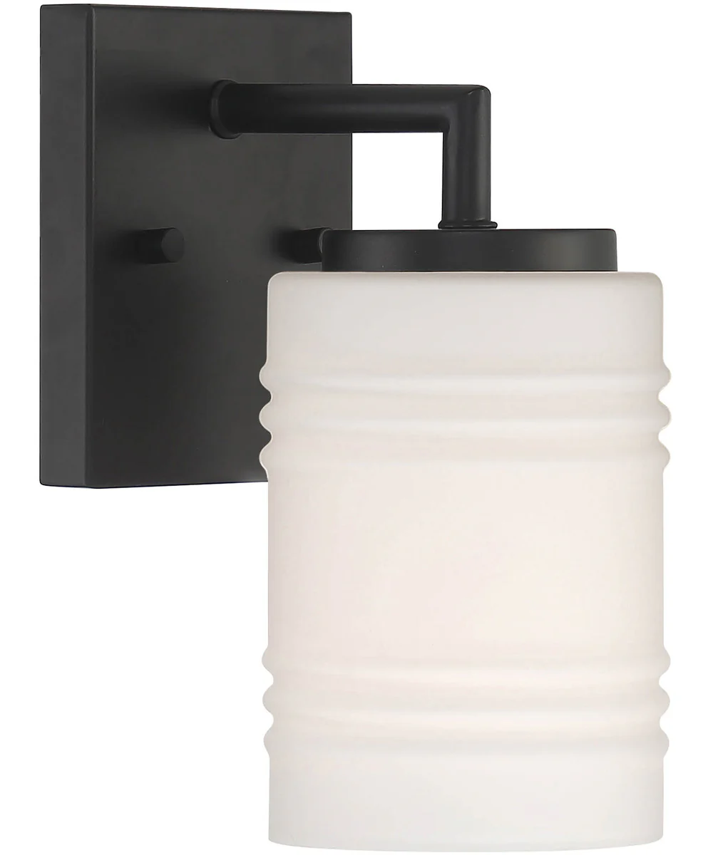 Leavenworth 1 Light Wall Sconce Matte Black - Image 6
