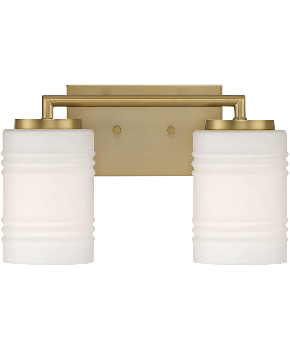 Leavenworth 2 Light Vanity Brushed Gold - Image 4