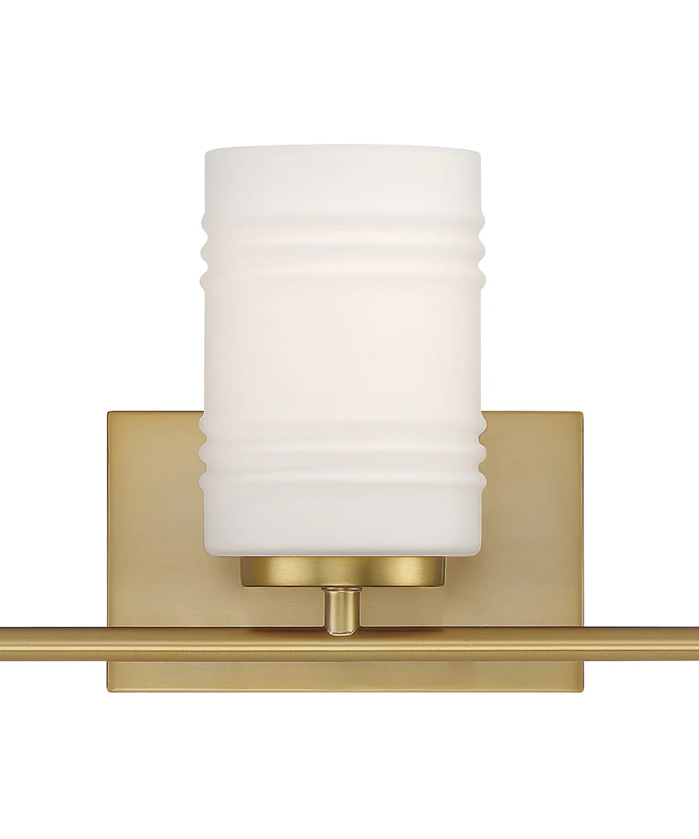 Leavenworth 3 Light Vanity Brushed Gold - Image 3